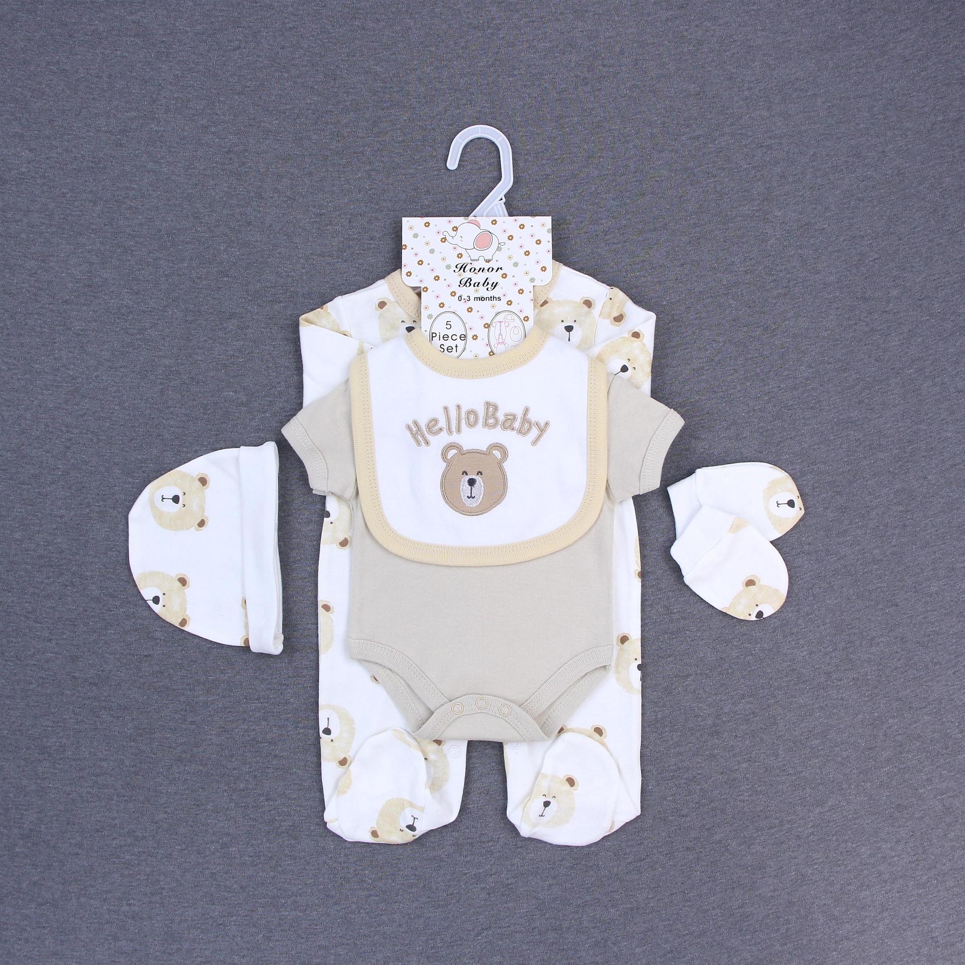 Conjunto de ropa para recién nacido, pelele de algodón puro, mono para bebé, ropa de bebé, ropa infantil transfronteriza europea y americana