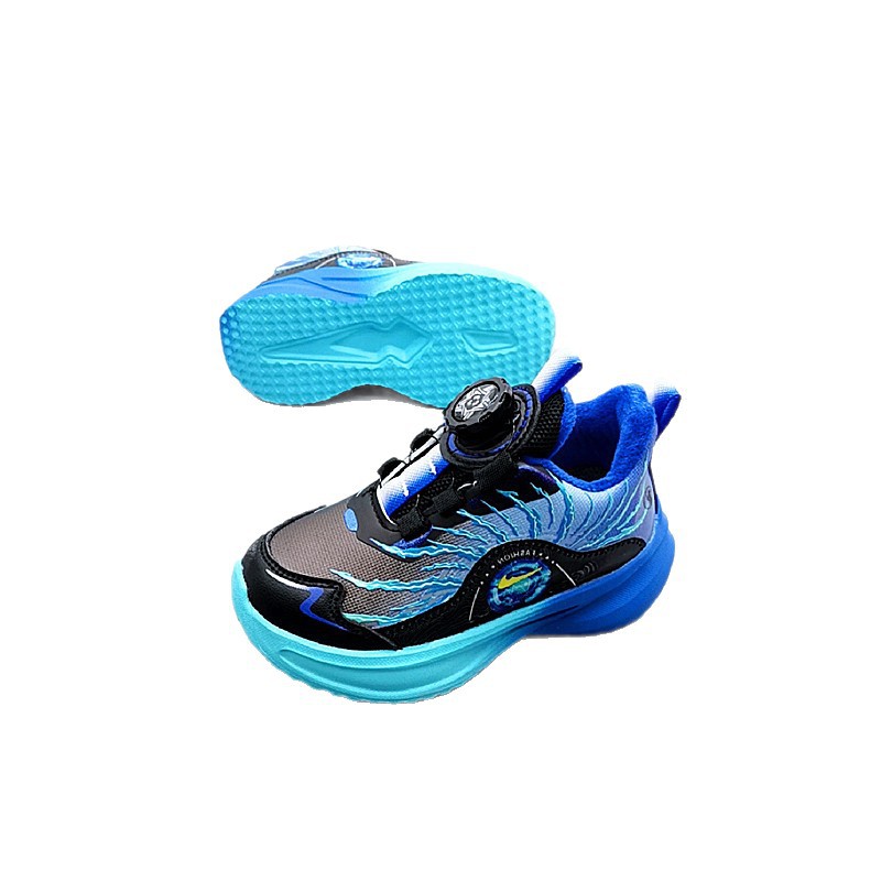 28-32 Tales de piel de niños invierno más grueso zapatos para niños 2023 nuevos zapatos para niños ociosos diarios