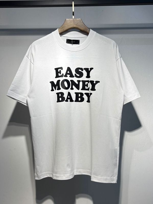 貿易クロスAm新文字クラシックプリント半袖男女同型カップルTシャツiri夏高iri製品タイプ|undefined
