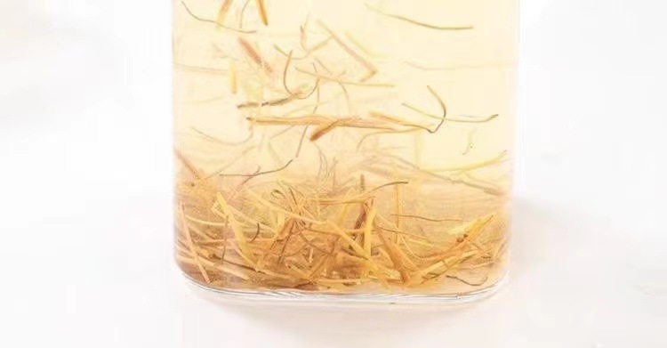 Lotus Stamen Tea Lian Xu 50 Pyramid Tea Bags Natural Dried Flower Stamens Traditional Herbal Infusion details