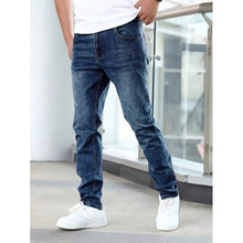 X 42671 Straight stretch men's jeans ֱͲ������ʿţ�п�