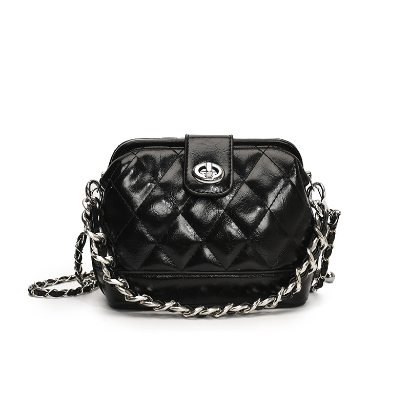 Bolso de caja súper caliente de estilo explosivo para mujer 2025 nuevo bolso cuadrado pequeño de cadena de diamantes bolso de mensajero de alta gama popular de todos los partidos