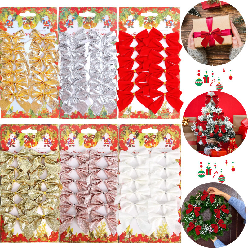 5cm Christmas Small Bow Christmas Tree Wreath DIY Decoration Mini Bow Accessories Pendant Christmas Ornaments 5cm Christmas Small Bow Christmas Tree Wreath DIY Decoration Mini Bow Accessories Pendant Christmas Ornaments
