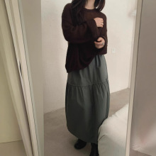 秋上新【single well】意法马海毛毛衣软糯内搭上衣慵懒风宽松