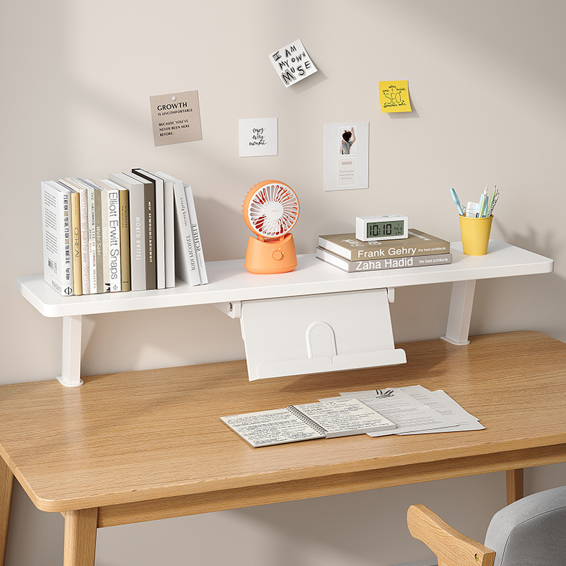 Estante de elevación de escritorio, soporte de elevación de computadora portátil, estante de lectura de escritorio de estudiantes, estante de almacenamiento de artículos