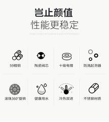 Rotating Cold and Hot Water Kitchen Faucet with Full Copper Single Cold Wash Basin Dishwasher Pool Stainless Steel Sink Faucet