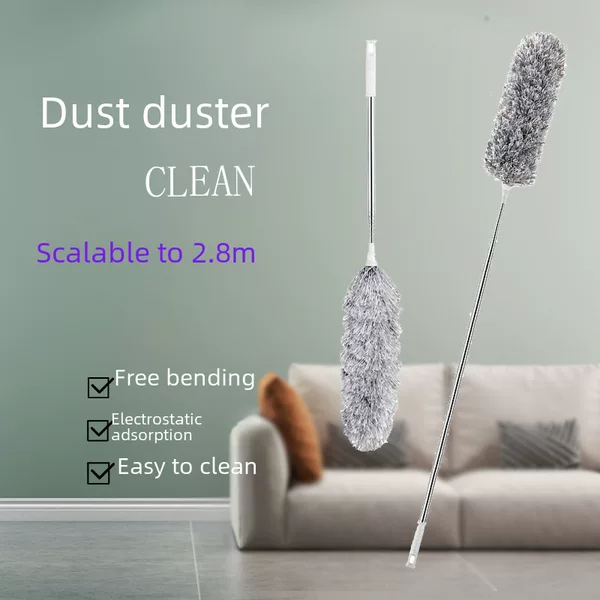 A Feather Duster car retractable feather duster retractable dust brush dust duster household retractable dust removal