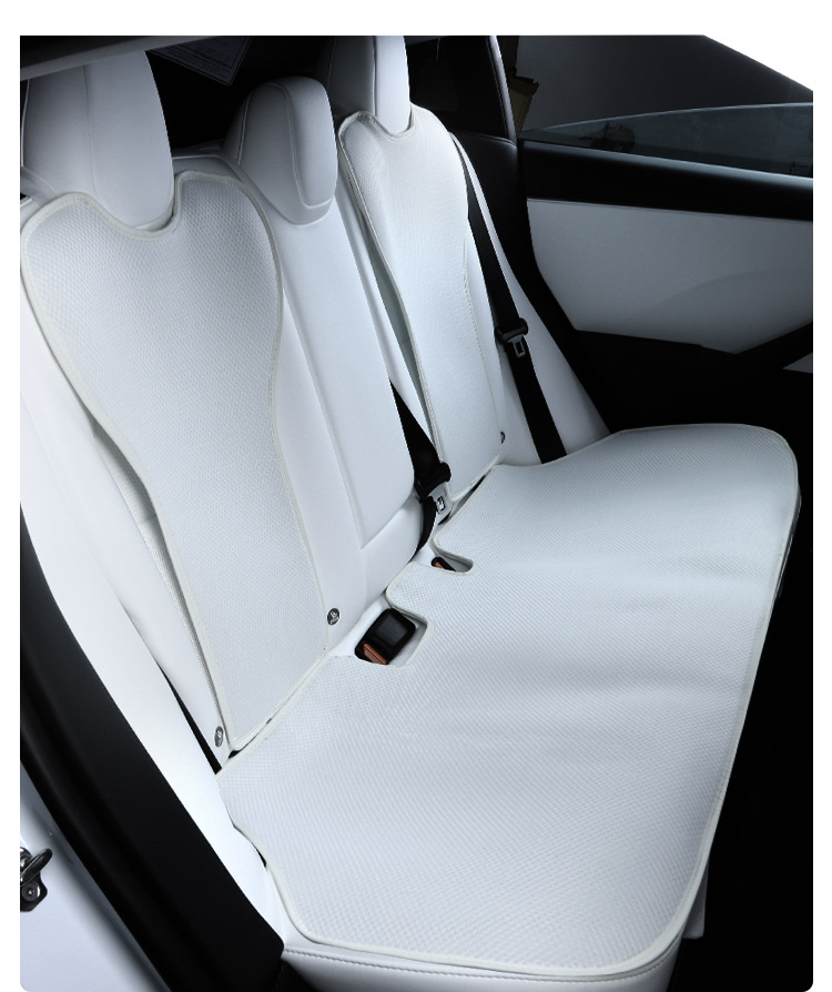 Specially Designed for Foreign Trade, Suitable for Tesla Y Ice Silk Cushion Tesla Edamame Y New Version Seat Cushion Breathable for All Seasons