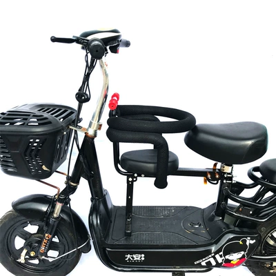 Electric car child seat — Seat Child Seat Wholesale - 308-thickened-single-seat-armrest-half-guard-net-circle