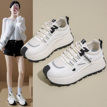 ins韩版新款老爹鞋女2025秋季学生运动跑步休闲鞋厚底增高鞋HL893