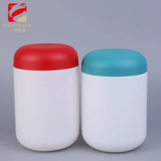 定制蛋白粉桶pe塑料500g1000ml广口五谷杂粮奶粉桶爆炸盐泡泡粉罐