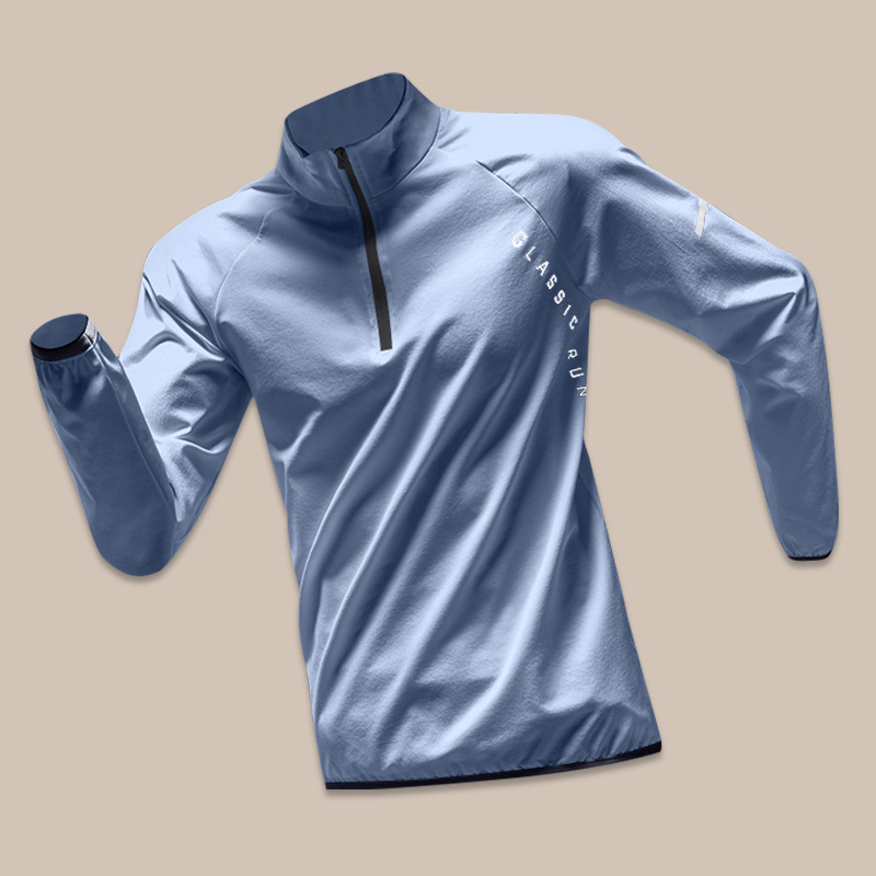 Ropa de entrenamiento de velocidad de hombre, camisetas deportivas de primavera de mangas largas, camisetas deportivas de atletismo, chaqueta de carrera, ropa de fitness