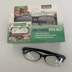 新品老眼鏡one power readersオートフォーカスメガネ樹脂ハイビジョン汎用プラスチック