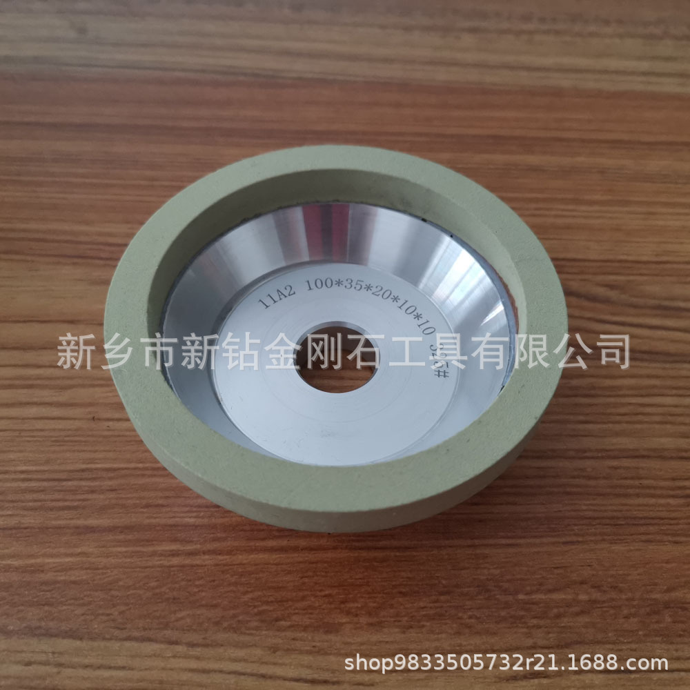 新钻厂家直销平形陶瓷金刚石砂轮磨PCD PCBN陶瓷金刚石平行砂轮