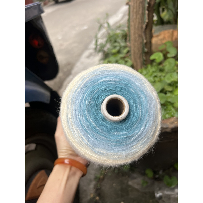 鹿毛绒股手工渐变蛋糕线柔软亲肤披肩围巾毯子毛衣钩织一斤装|undefined