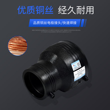 HDPE电熔管件弯头三通法兰管帽器焊管机25-800钢丝网骨架给水E18