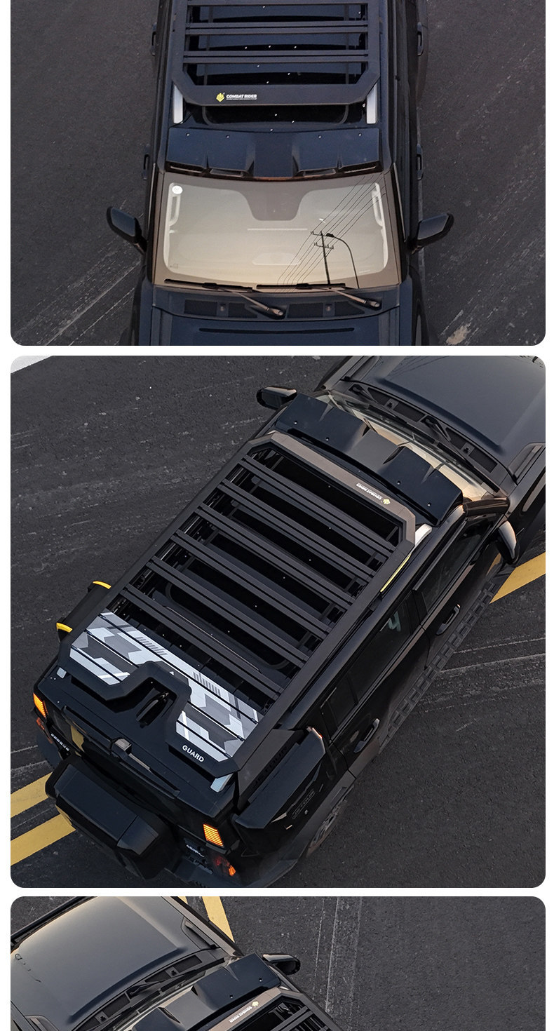 Suitable for Jietu Traveler Outdoor Camping Car Roof Expansion, Explorer Car Roof Luggage Rack, Canopy Side Tent, Ladder
