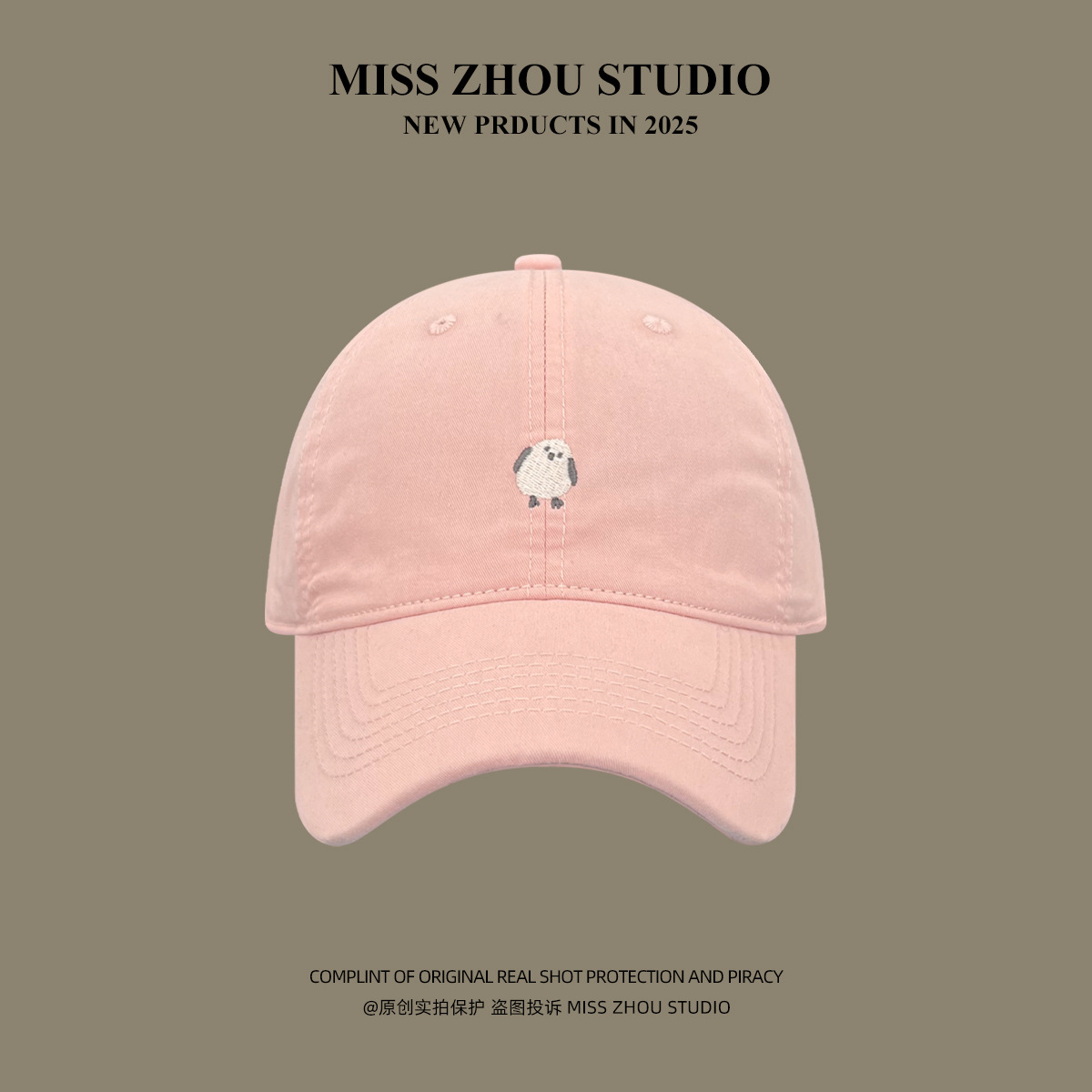 Aves casuales japonesas picadas gorras de lengua de verano mujeres parejas de estudiantes suaves mostrando la cara de una pequeña marea de sombrero de béisbol