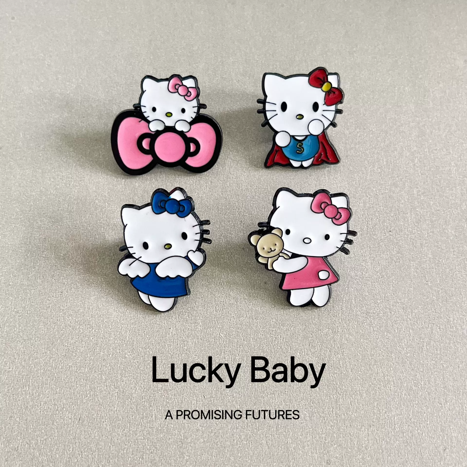 Hellokitty милый Hello Kitty сплав броши кот сладкий мультфильм Sanrio металлический значок аксессуар