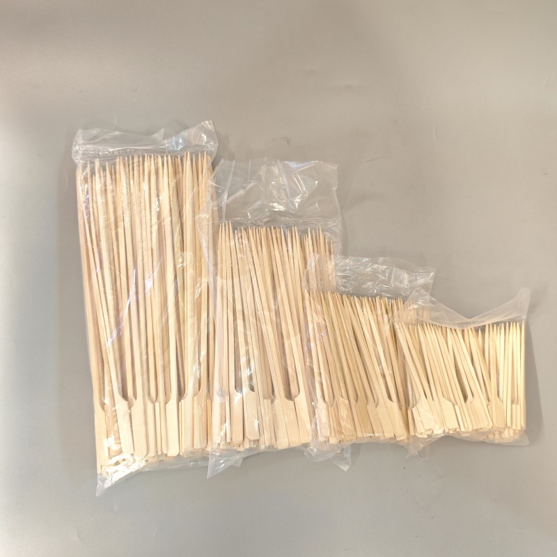 Amazon hierro pistola cadena palo de bambú palo de fruta Palillo de dientes barbacoa palo de bambú plato de fruta palo de bambú