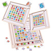 Wooden logic intellectual toy for kindergarten for training, logical thinking, early education