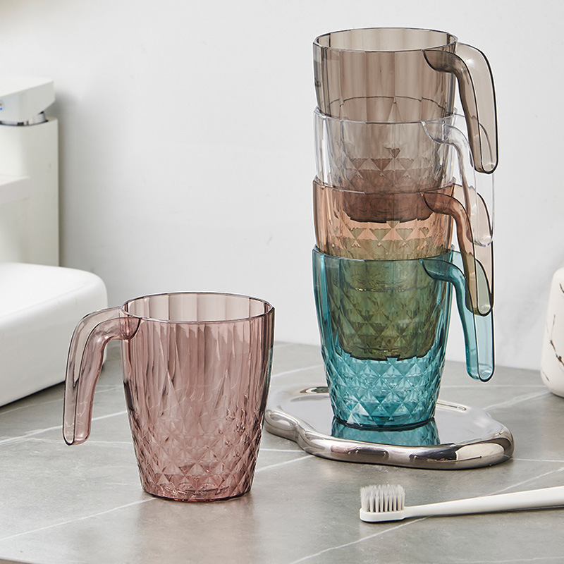 Bicchiere da bagno in plastica portaspazzolino per coppie_voghion.com