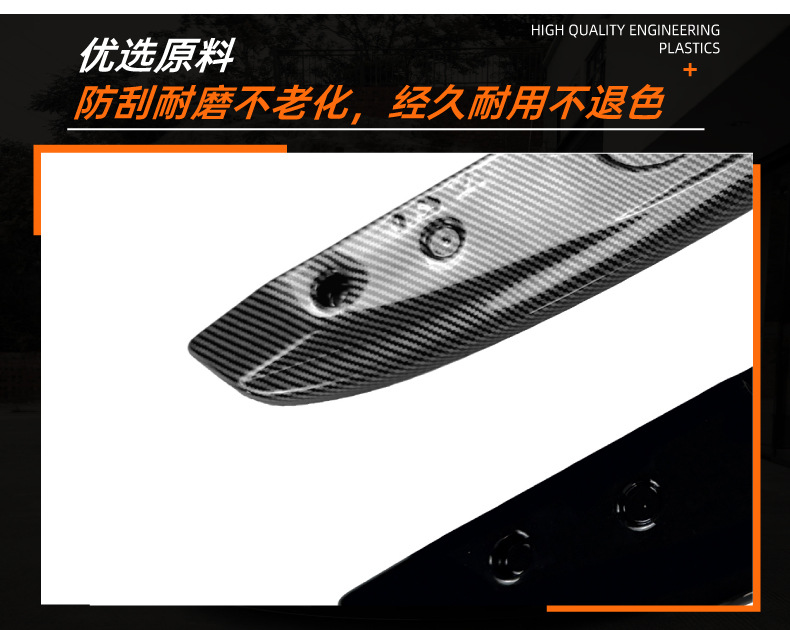 Suitable for Bmw 2 Series F44 m Sport 2020-2024 Rear Lip Spoiler Corner Trim Small Body Kit Modification
