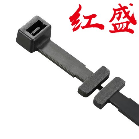 CTF-320白色红盛塑料-电缆槽固定扎线带100根/包