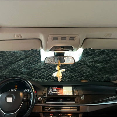 sunscreen heat insulation half cover: Car snow shield