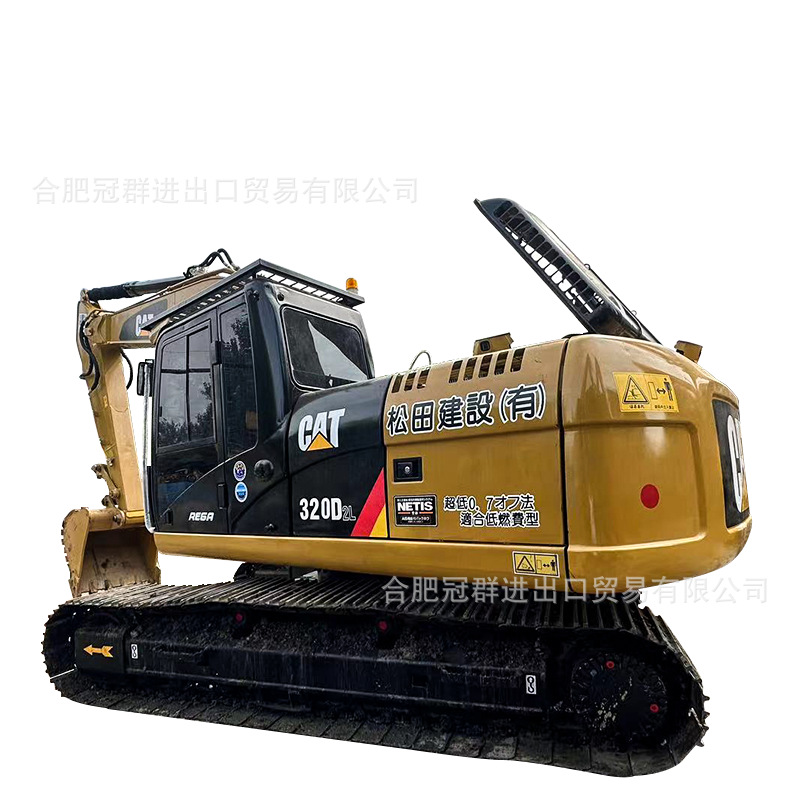 Caterpillar 20 toneladas de segunda mano excavadora Cat 320D2L excavadora de movimiento de tierras comercio exterior