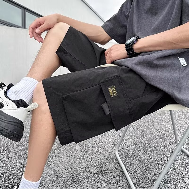 Southeast Asian Summer Shorts for Men, American-Style Thin Multi-Pocket Loose Sports Casual Workwear Five-Point Pants for Men