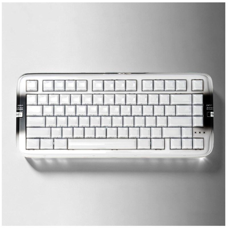 XVX CK75 se Crystal White R2 75% mechanical keyboard, three-mode customized for gaming and office use XVX CK75 se Crystal White R2 75% mechanical keyboard, three-mode customized for gaming and office use