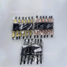 跨境电镀色不锈钢红酒倒酒器连体帽酒嘴新款带帽连体黑帽调酒酒瓶