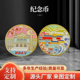 旅游景点文创纪念币金属工艺纪念章景点旅游礼品纪念品纪念章