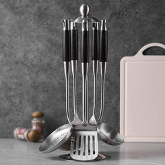 Thickened 304 stainless steel spatula for home kitchen, cooking spatula, cookware pan turner, soup spoon, kitchen utensil set