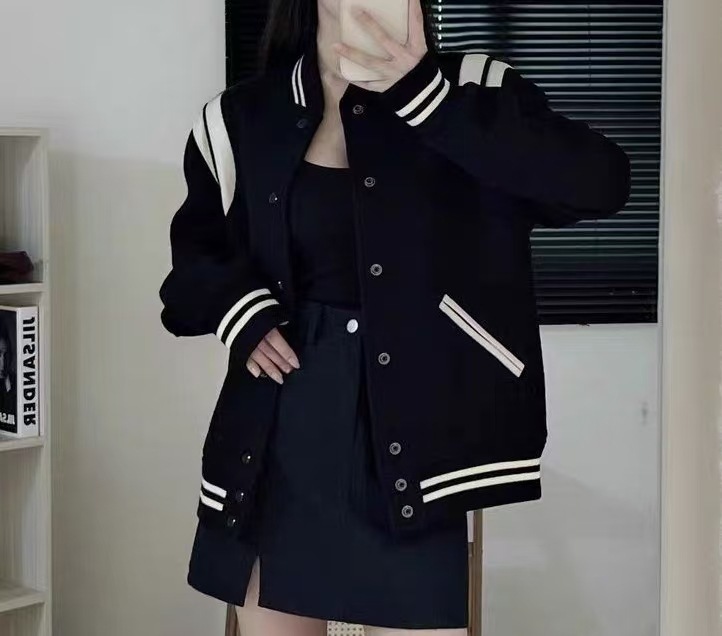 *尹千金*【富二代】伦敦学生会金贝R省钱休闲潮牌韩版棒球服F0716|undefined