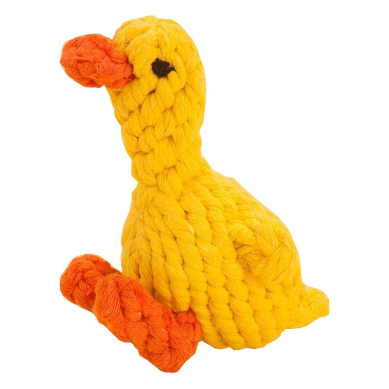 Perro de dibujos animados mordedura cuerda perro juguete Golden Retriever molar mascota nudo perro mordedura bola hueso de peluche resistente a la mordedura Bola de cuerda de algodón bola