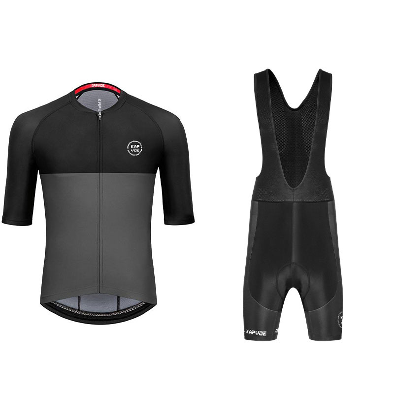 Ropa de ciclismo de manga media Monos exclusivos transfronterizos Traje de verano Bicicleta de carretera Bicicleta Transpirable Top de hombre