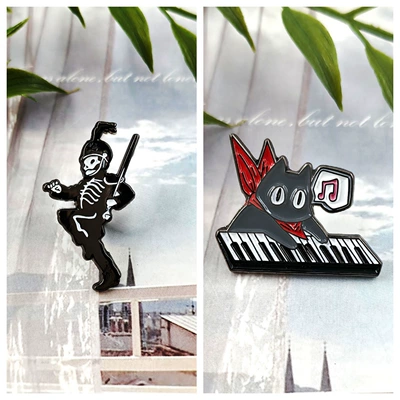 Cute Everyday Romantic Logo Brooch Badge Fun Anime Peripheral Enamel Pin Backpack Decoration Gift