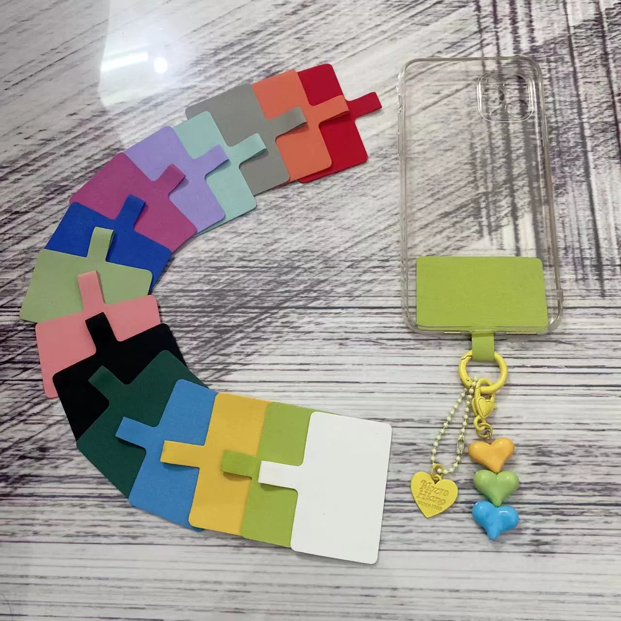 Универсальная карта Зажим для ремешка для мобильного телефона Крепежная деталь Универсальный корпус мобильного телефона Соединительная прокладка для подвесного предмета Противопотеря