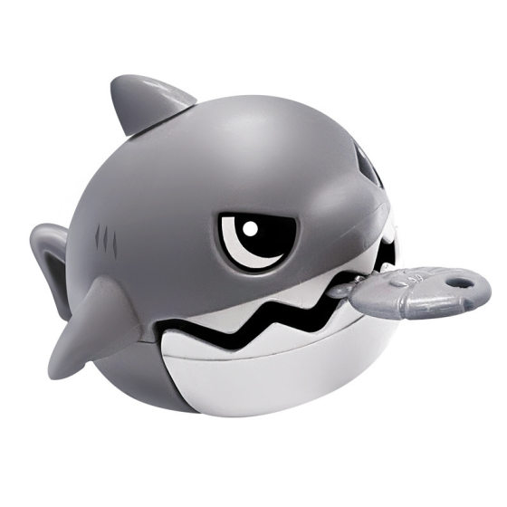 Pull wire bite shark pull wire shark big fish eat small fish decompression key chain pendant creative gifts children's toys