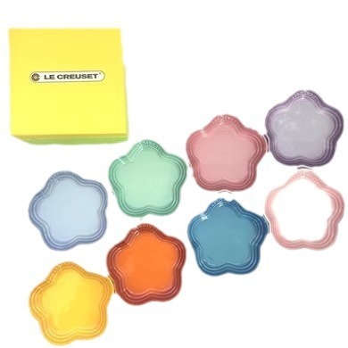 LC French Chic Ceramic 15cm Pre-meal Plate Set with Plum Plate, Plum Bowl, Dipping Plate Gift Boxed Creative Tableware