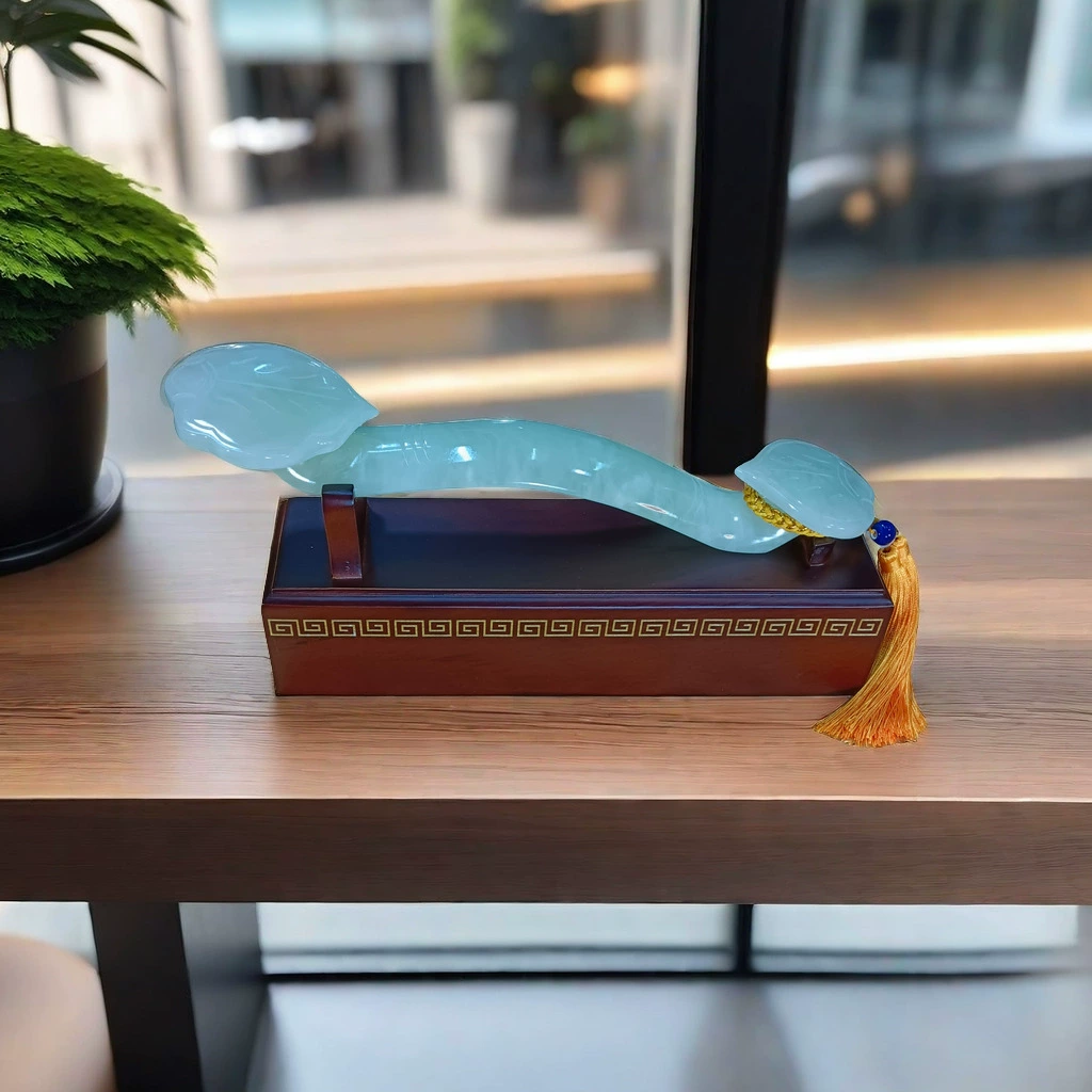 Нефрит резьба ремесла нефрит Ruyi подарок на новоселье гостиная Xuan гроб украшение офиса украшение фабрика цельная доставка