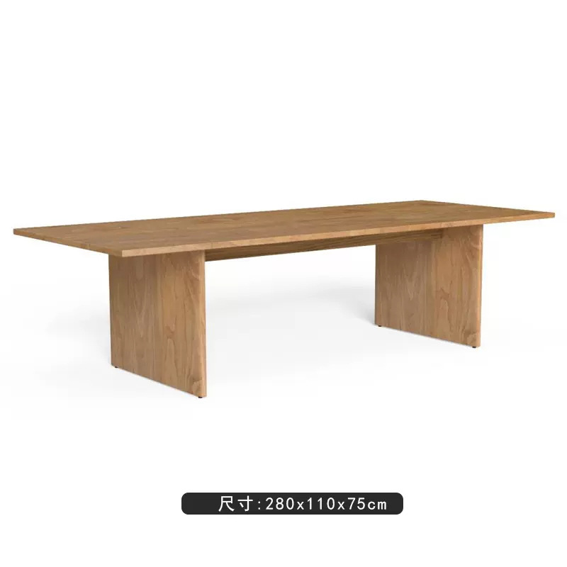Mesa larga de teca 2.8m
