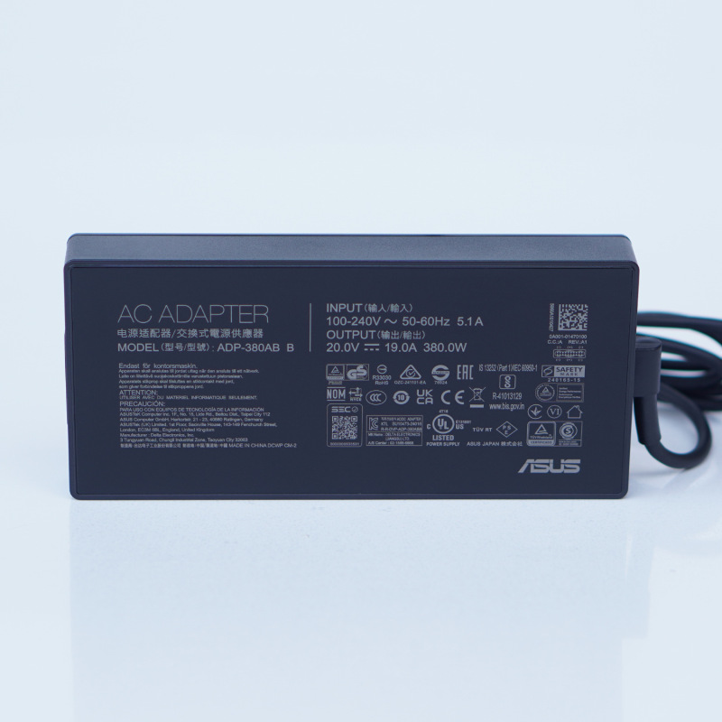 Suitable for Asus Gunslinger 9Plus Notebook 380W Charger 20V19A Air Small Square Port Power Adapter Suitable for Asus Gunslinger 9Plus Notebook 380W Charger 20V19A Air Small Square Port Power Adapter