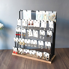 铁艺挂钩耳环架耳钉收纳道具串珠挂架水晶手链手串陈列饰品展示架