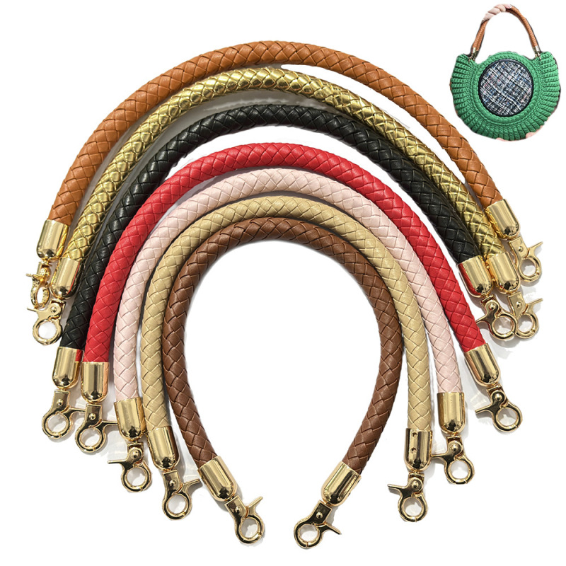 Fashionable High-End Luggage Gift Box Handle Pu Leather Woven Handbag Replacement Strap Shoulder Strap DIY Hand-Held Wholesale Fashionable High-End Luggage Gift Box Handle Pu Leather Woven Handbag Replacement Strap Shoulder Strap DIY Hand-Held Wholesale