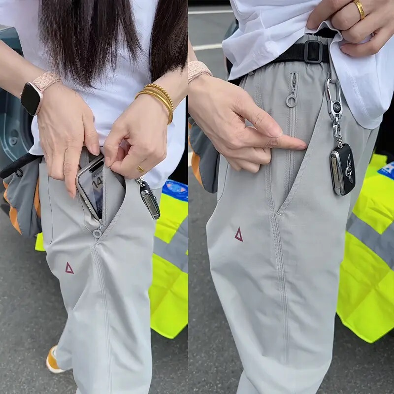 2025 New American Outdoor Workwear Functional Soft Shell Assault Pants Straight Loose Versatile High Street Casual Men's Pants