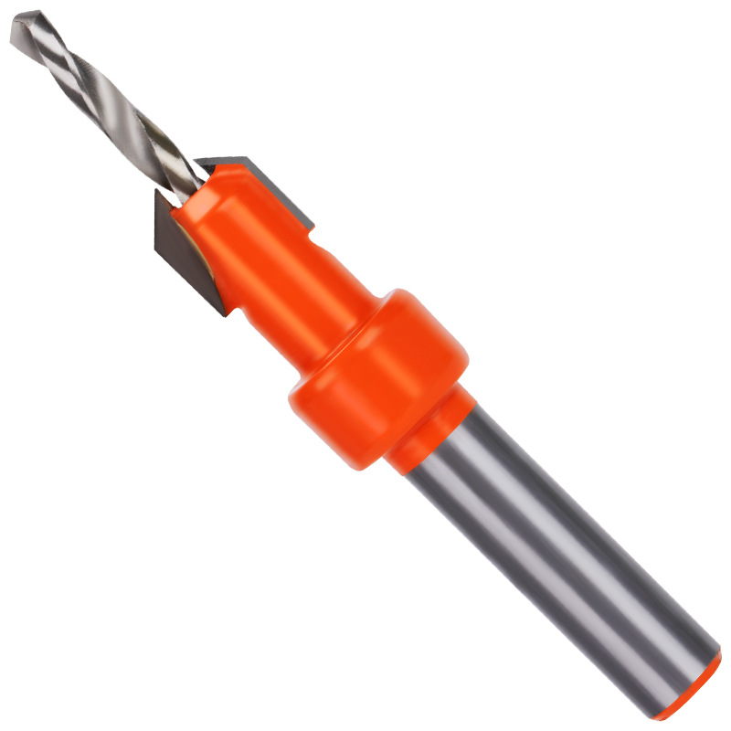 Taladro de agujero avellanado carpintería agujero abridor tornillo cabeza avellanada agujero de perforación tapón agujero profundo