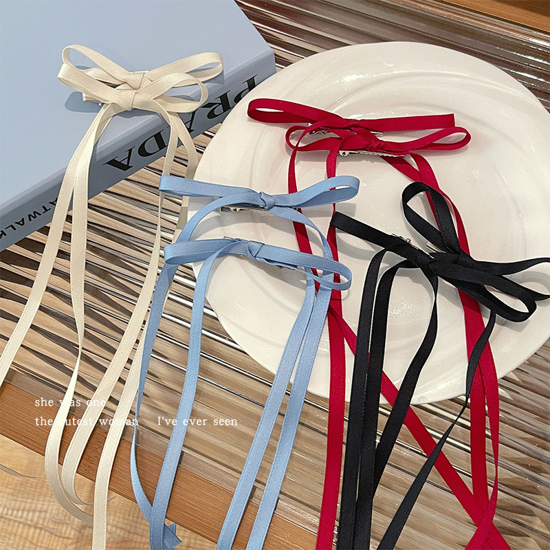 Super inmortal arco flotante clip para el cabello de verano de la frente de las mujeres clip para el cabello fruncado clip para el cabello de la dulce chica clip para el cabello de boca de pato tocado